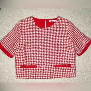 Beautiful Tweed Structured Top